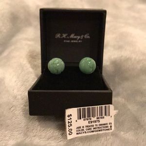 Jade Stud Earrings